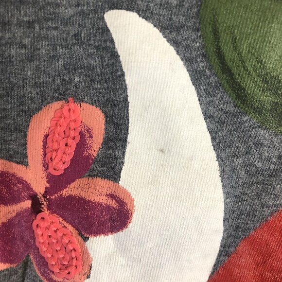 Crazy 8 Size 10-12 Grey Heather Fox Tee - Picture 3 of 6